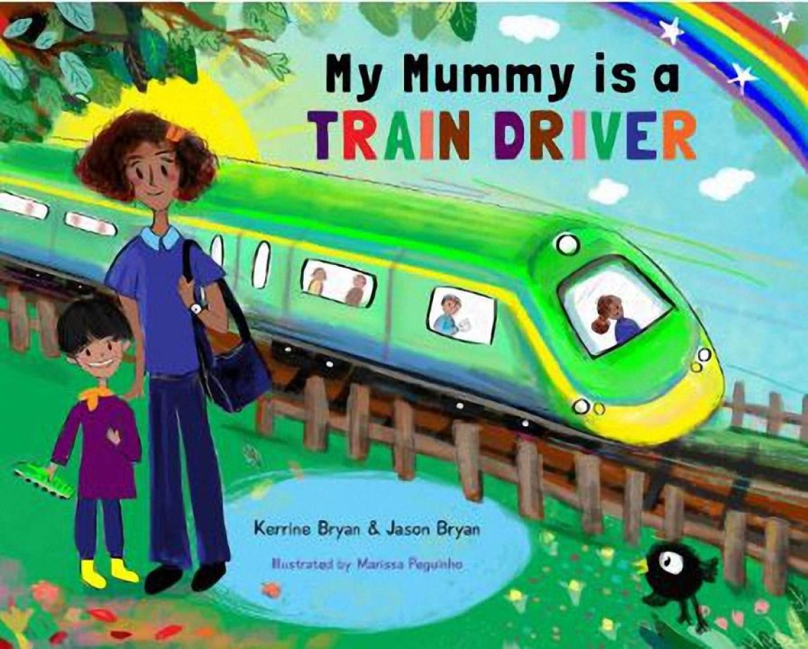 Book Cover of My mummy is a train driver